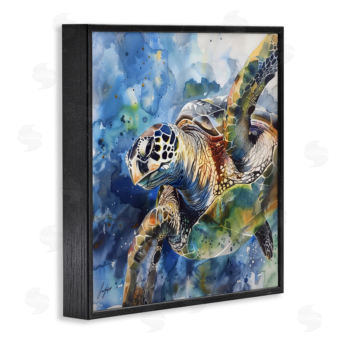 LSR Creative Studio | Watercolor Turtle Impression