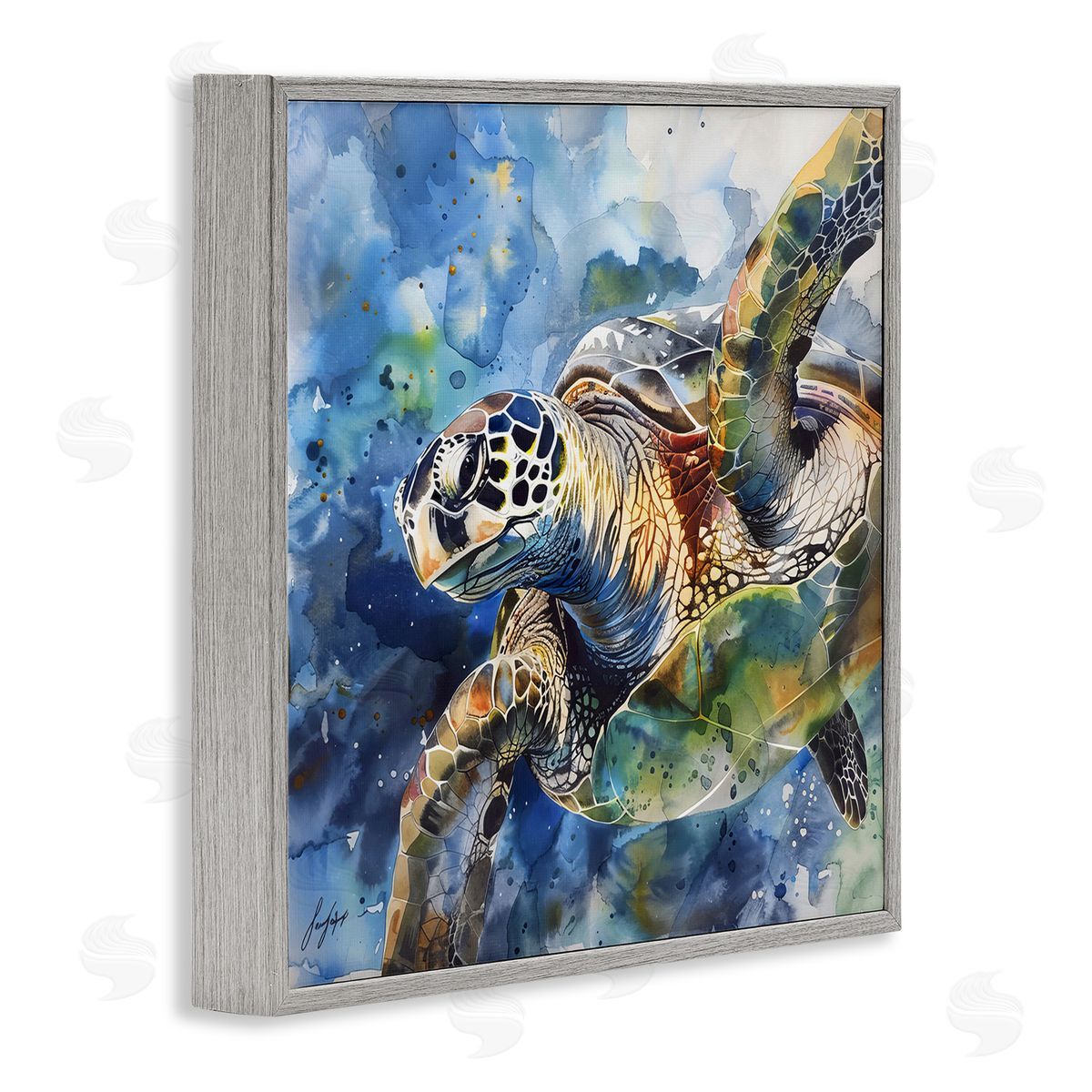 LSR Creative Studio | Watercolor Turtle Impression
