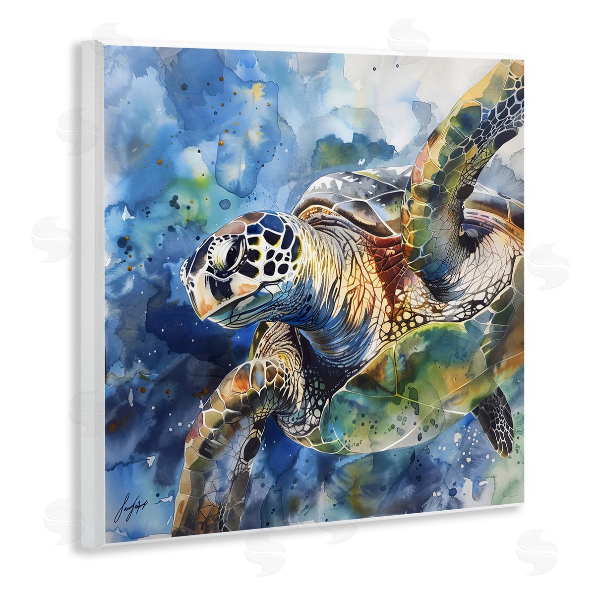 LSR Creative Studio | Watercolor Turtle Impression