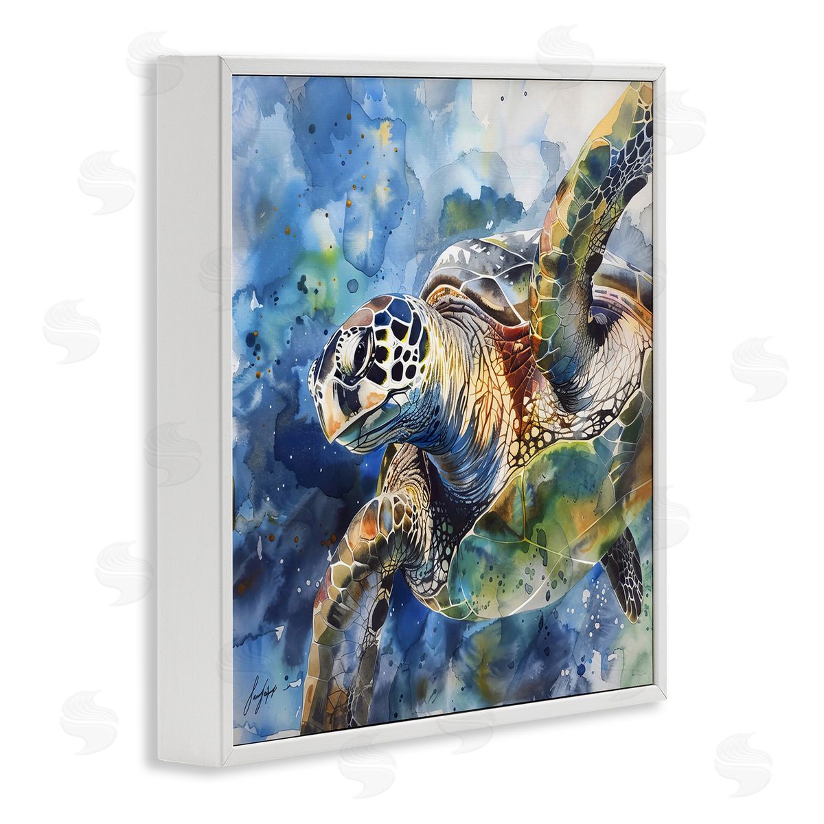 LSR Creative Studio | Watercolor Turtle Impression