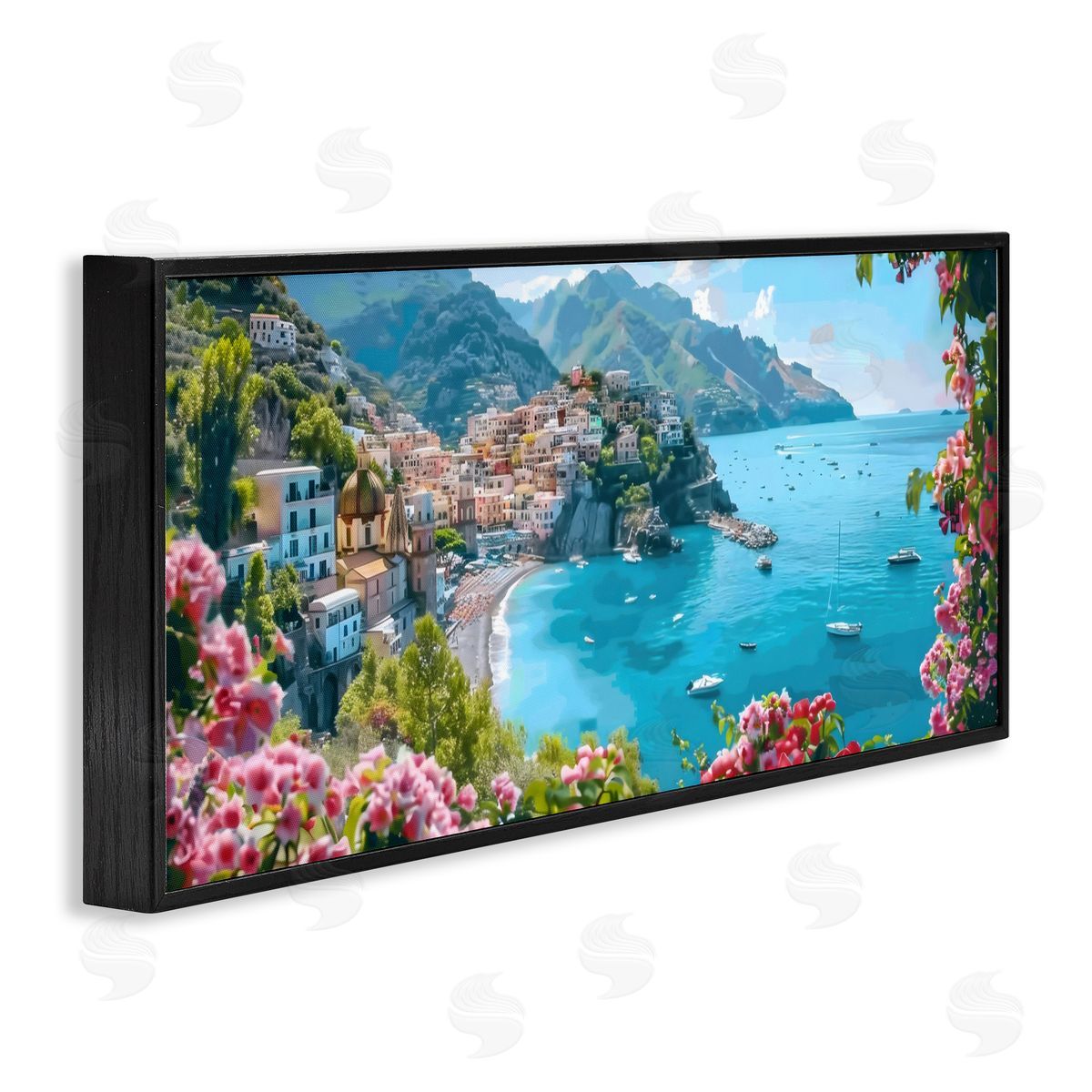 LSR Creative Studio Mediterranean Seascape View Canvas Wall Art Print
