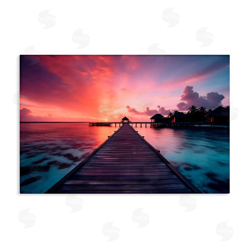 LSR Creative Studio | Island Sunset Over Docks