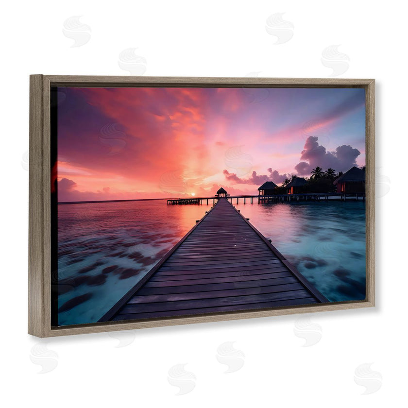 LSR Creative Studio | Island Sunset Over Docks