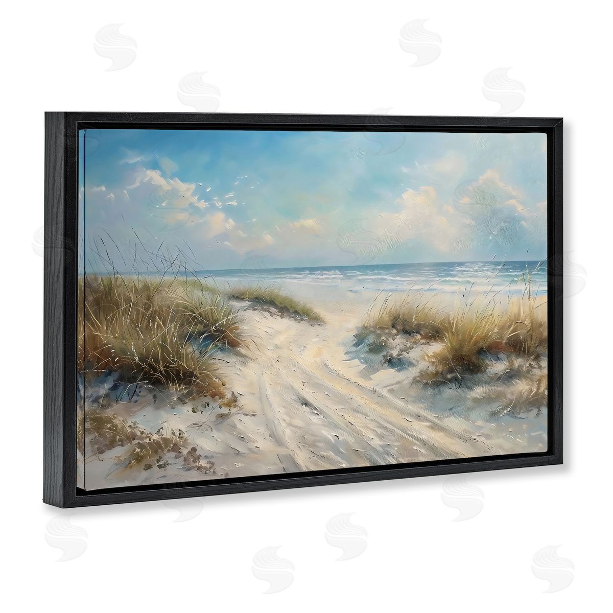LSR Creative Studio Shoreline Serenity Beach Canvas Wall Art Print