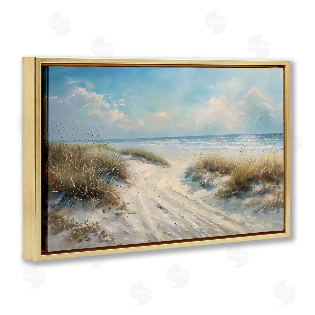 LSR Creative Studio Shoreline Serenity Beach Canvas Wall Art Print