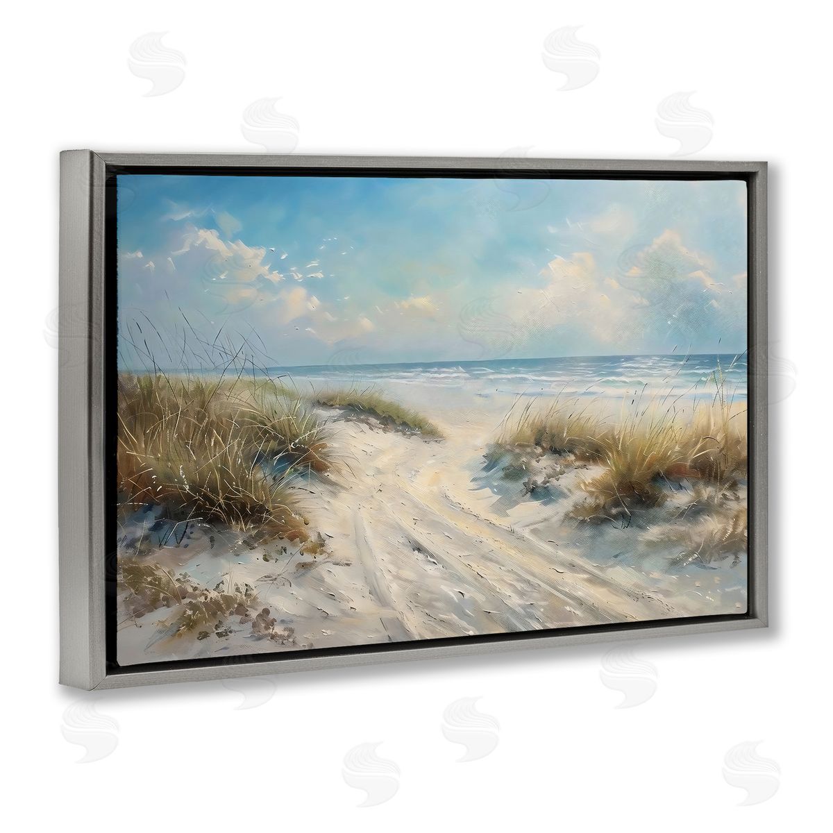 LSR Creative Studio Shoreline Serenity Beach Canvas Wall Art Print