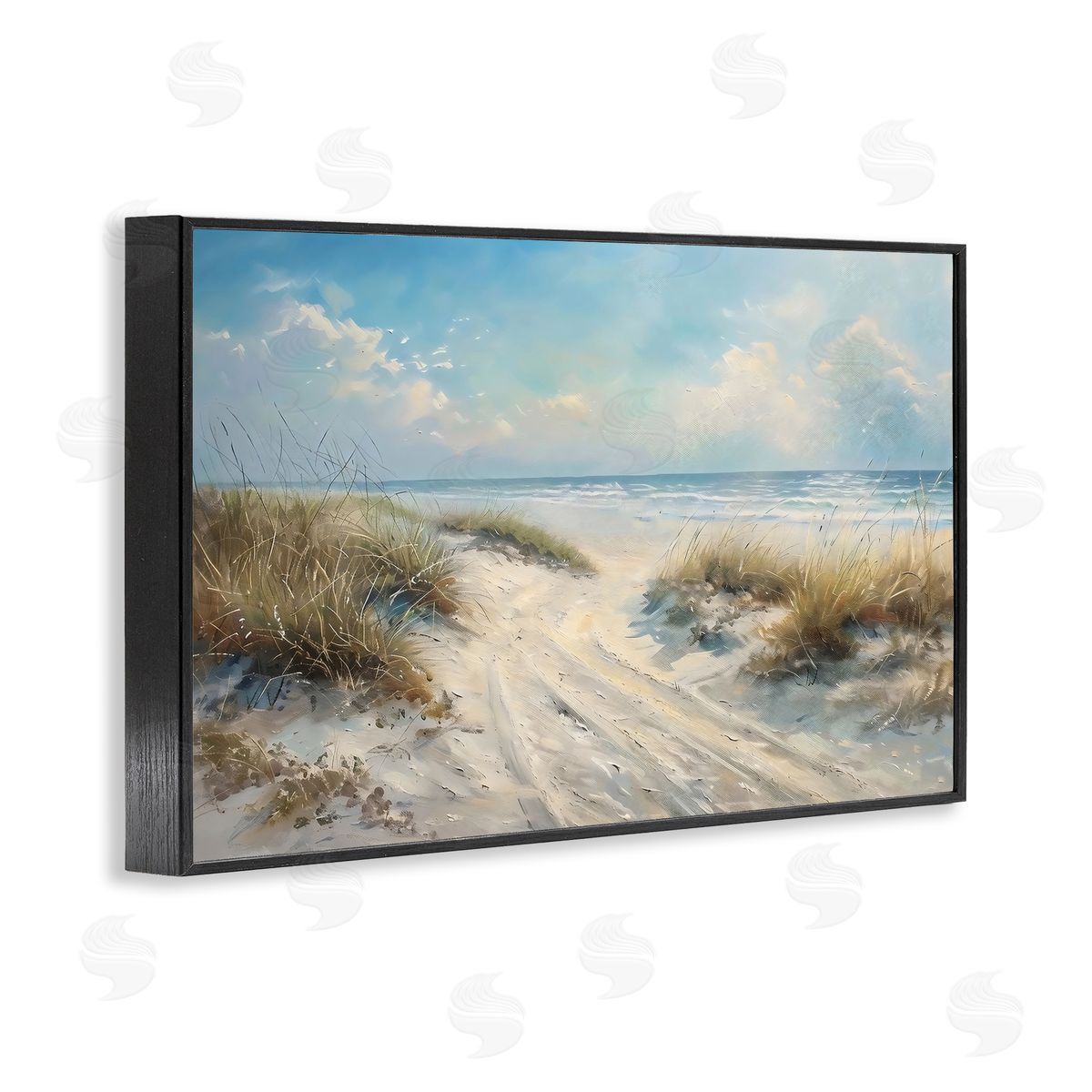 LSR Creative Studio Shoreline Serenity Beach Canvas Wall Art Print