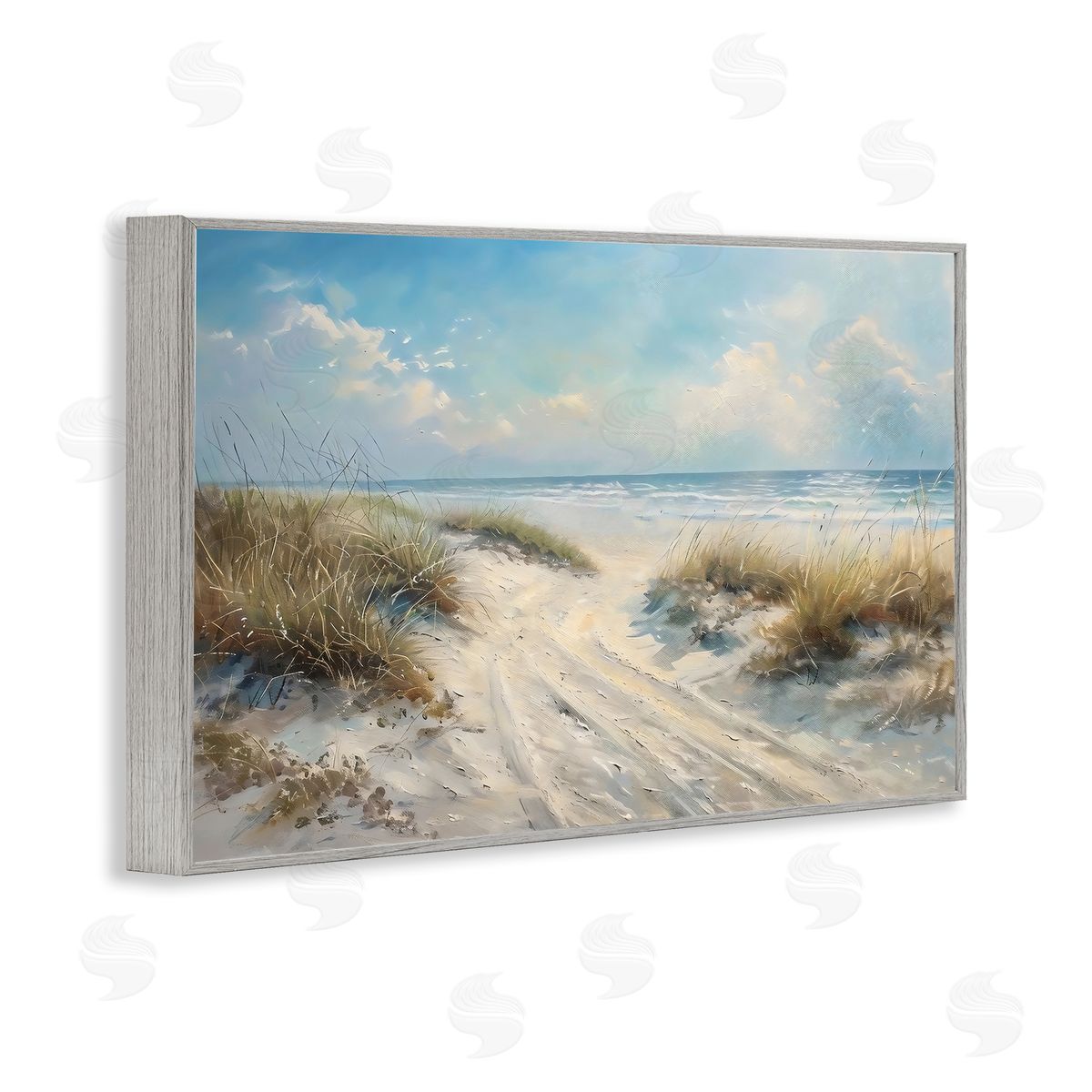 LSR Creative Studio Shoreline Serenity Beach Canvas Wall Art Print