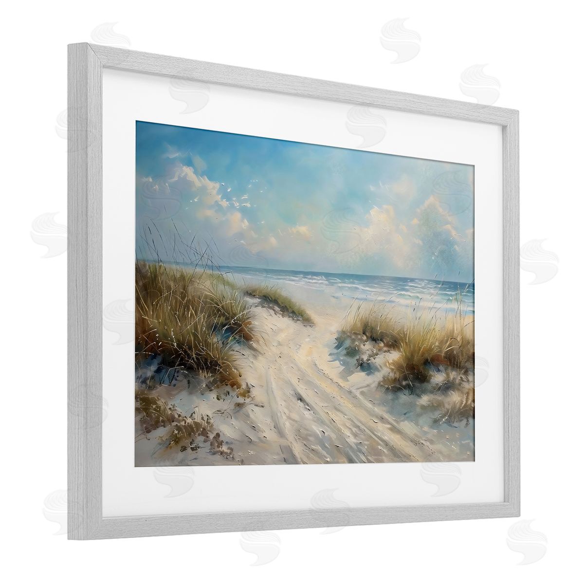 LSR Creative Studio Shoreline Serenity Beach Canvas Wall Art Print