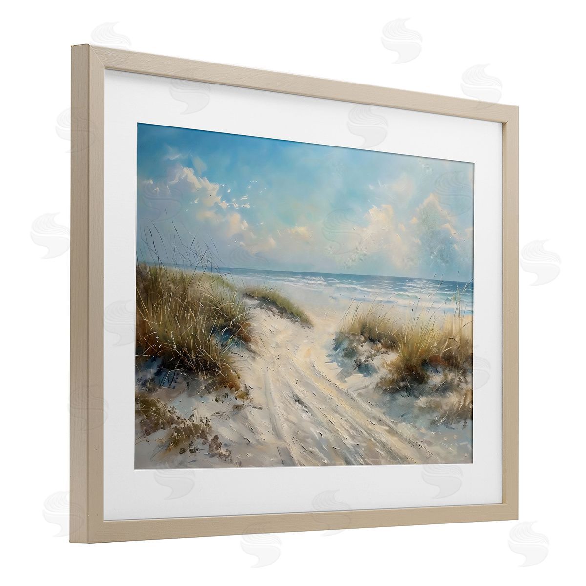 LSR Creative Studio Shoreline Serenity Beach Canvas Wall Art Print