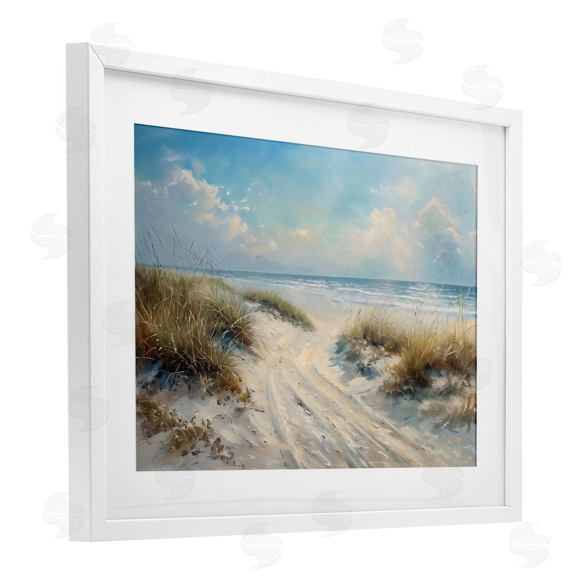 LSR Creative Studio Shoreline Serenity Beach Canvas Wall Art Print