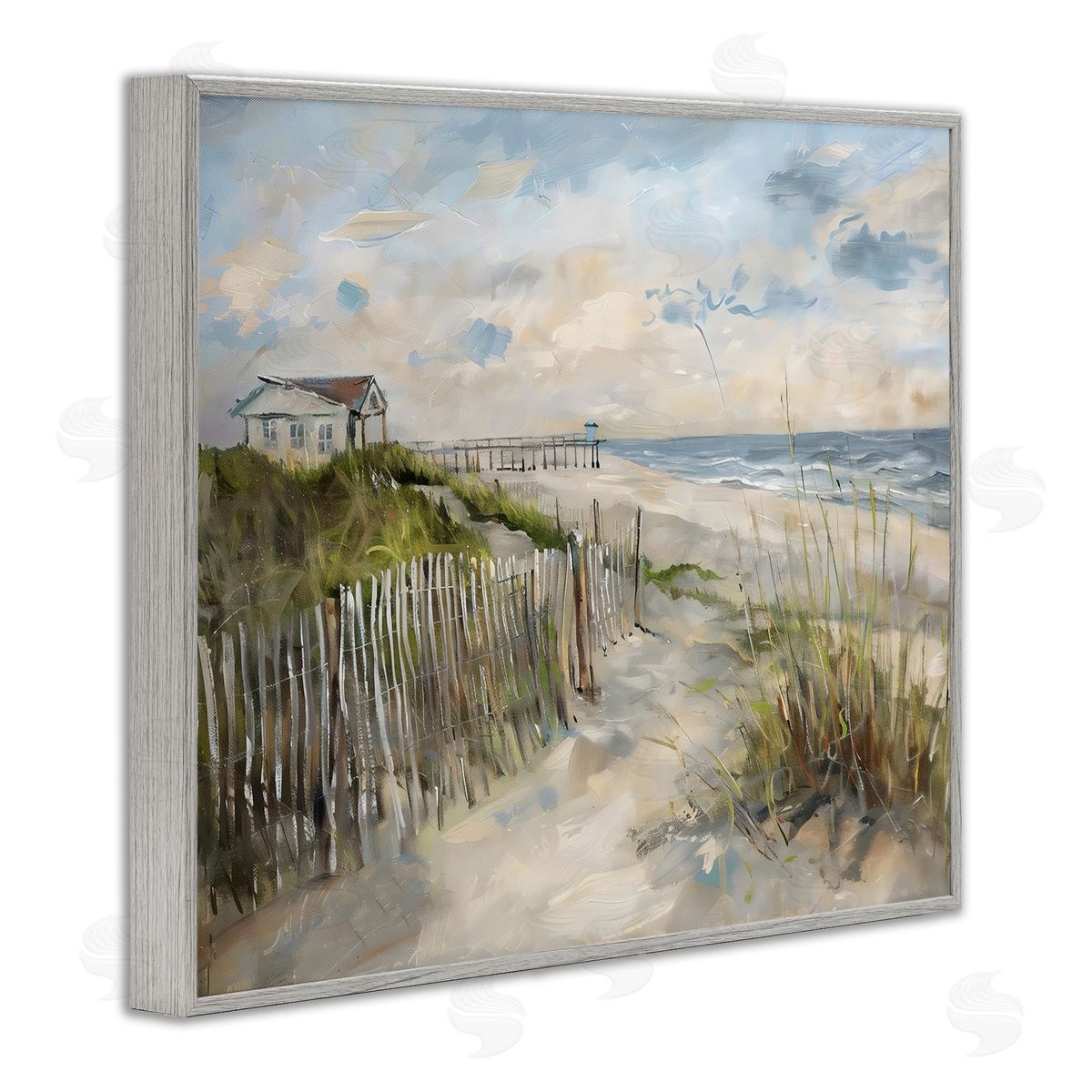 LSR Creative Studio Favorite Spot Beach View Canvas Wall Art Print
