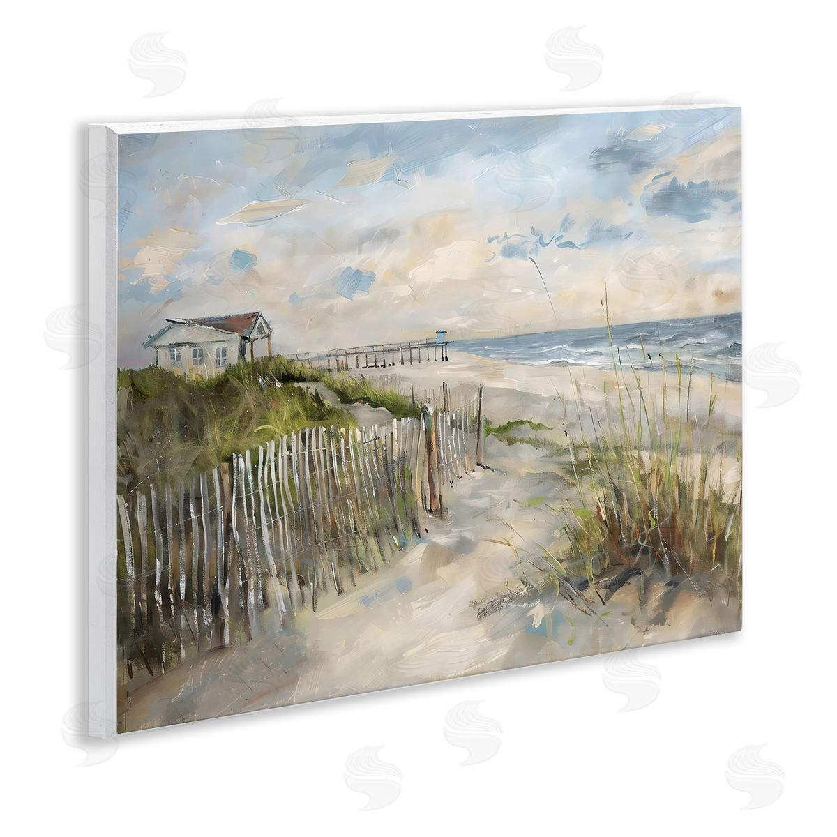 LSR Creative Studio Favorite Spot Beach View Canvas Wall Art Print