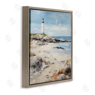 LSR Creative Studio | Lighthouse On Rocky Shore