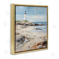 LSR Creative Studio | Lighthouse On Rocky Shore