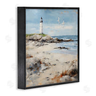 LSR Creative Studio | Lighthouse On Rocky Shore