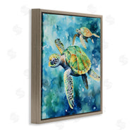 LSR Creative Studio | Two Turtles Swimming