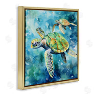 LSR Creative Studio | Two Turtles Swimming