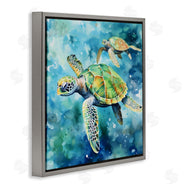 LSR Creative Studio | Two Turtles Swimming