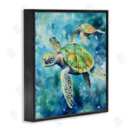 LSR Creative Studio | Two Turtles Swimming