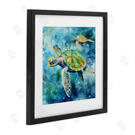 LSR Creative Studio | Two Turtles Swimming