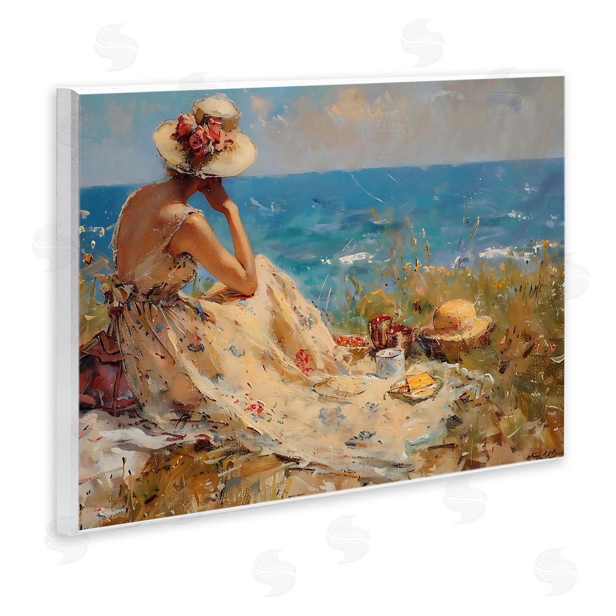 LSR Creative Studio Taking In The View Canvas Wall Art Print