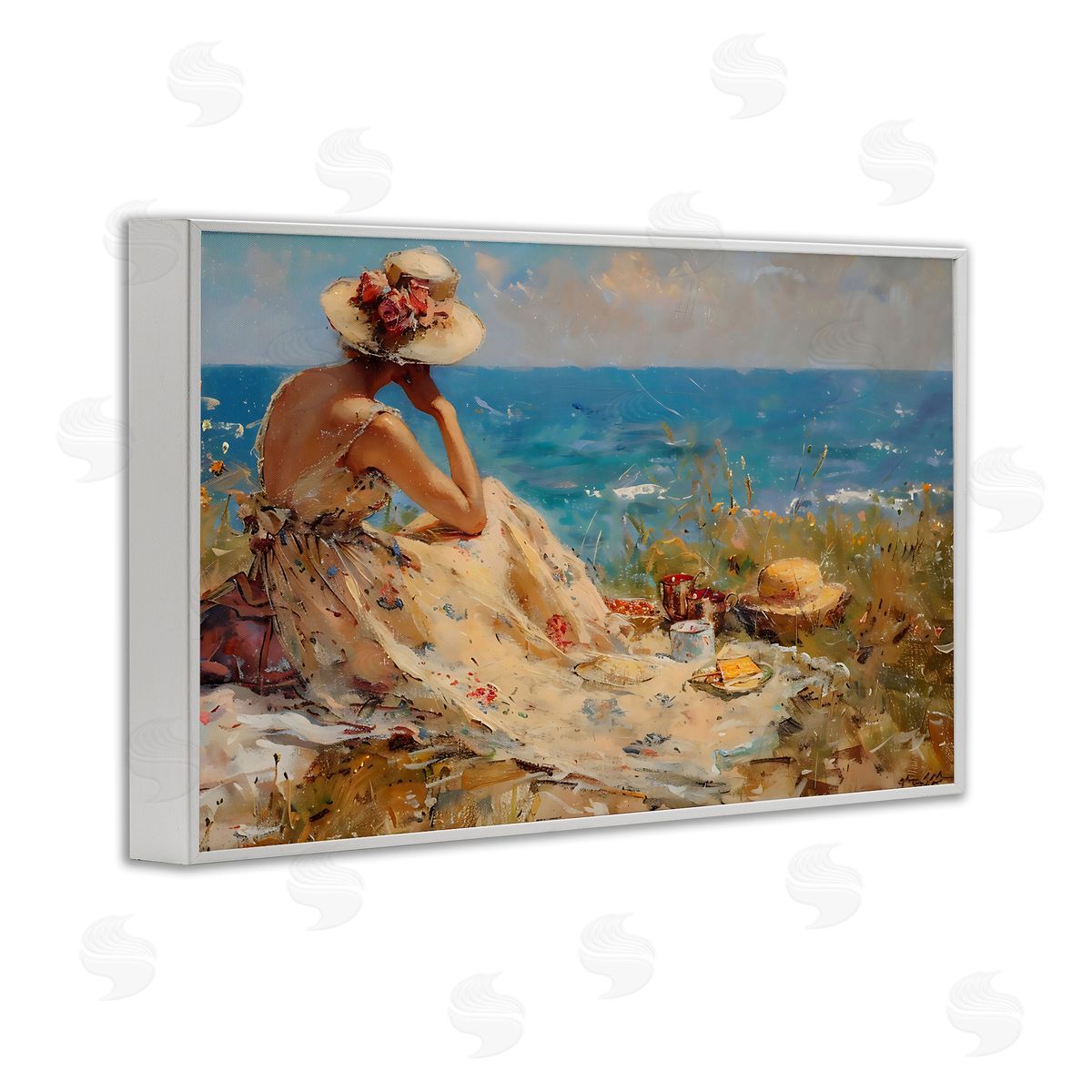 LSR Creative Studio Taking In The View Canvas Wall Art Print