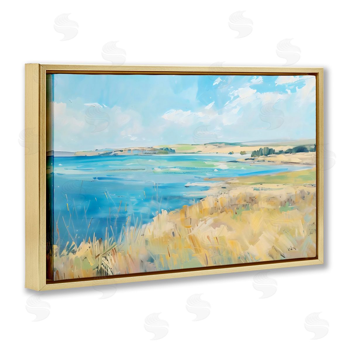LSR Creative Studio Scenic Summer Shoreline Canvas Wall Art Print