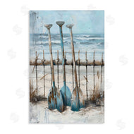 LSR Creative Studio | Summer Oars Against Fence
