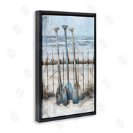 LSR Creative Studio | Summer Oars Against Fence