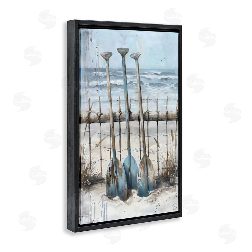 LSR Creative Studio | Summer Oars Against Fence