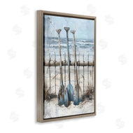 LSR Creative Studio | Summer Oars Against Fence