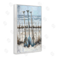 LSR Creative Studio | Summer Oars Against Fence