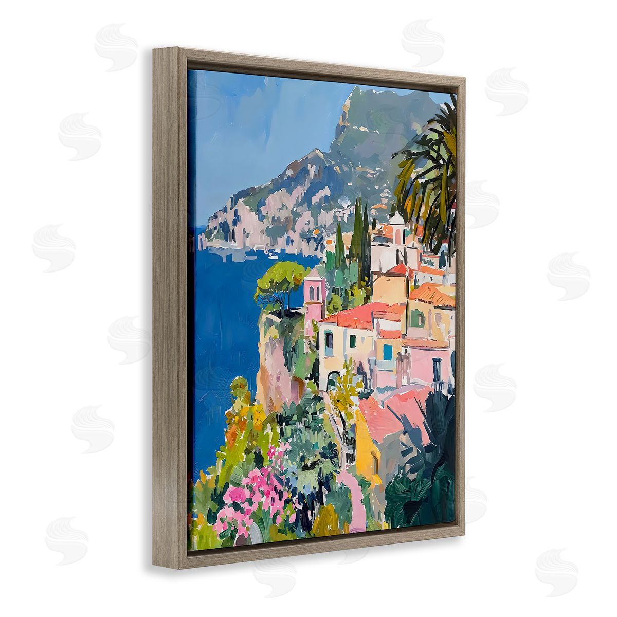 Riley B Scenic Italian Coast Canvas Wall Art Print