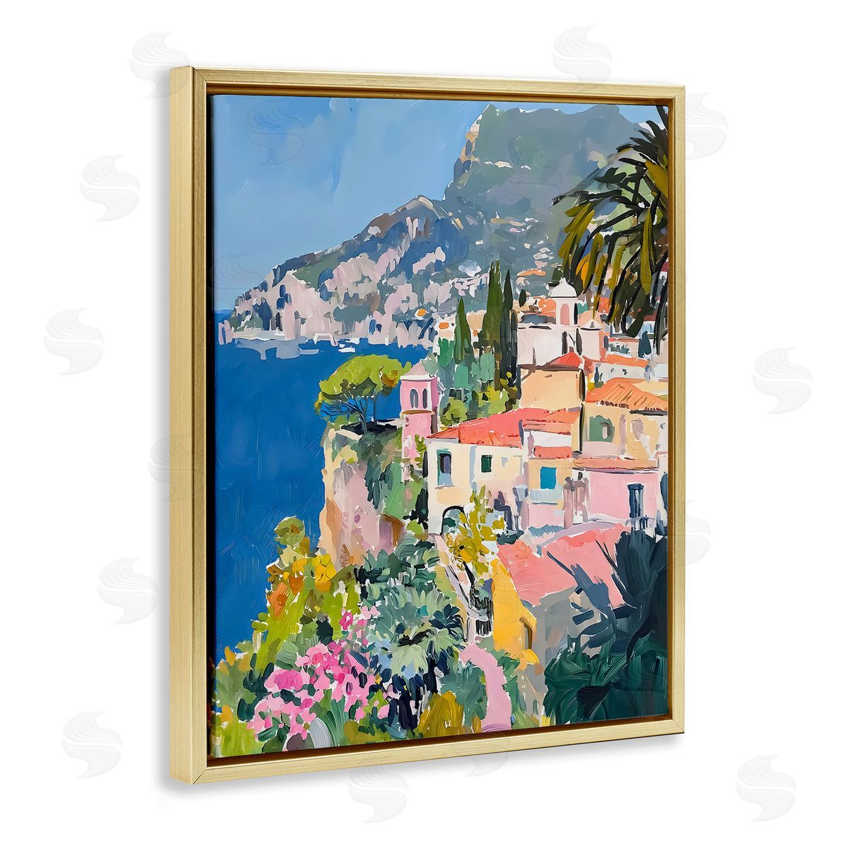 Riley B Scenic Italian Coast Canvas Wall Art Print