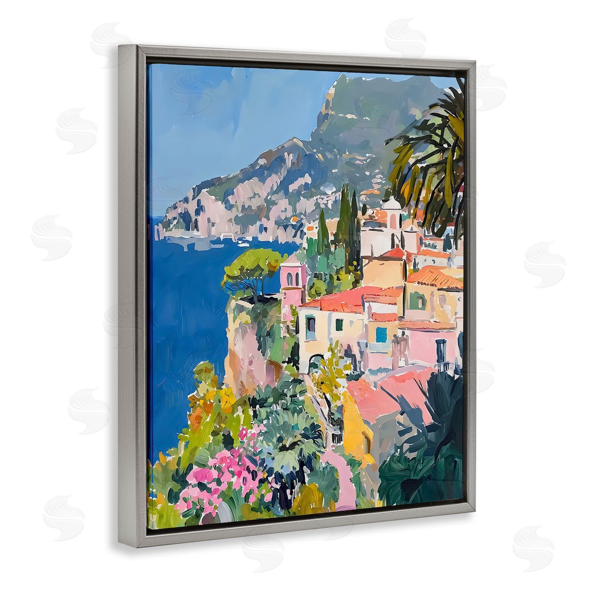 Riley B Scenic Italian Coast Canvas Wall Art Print