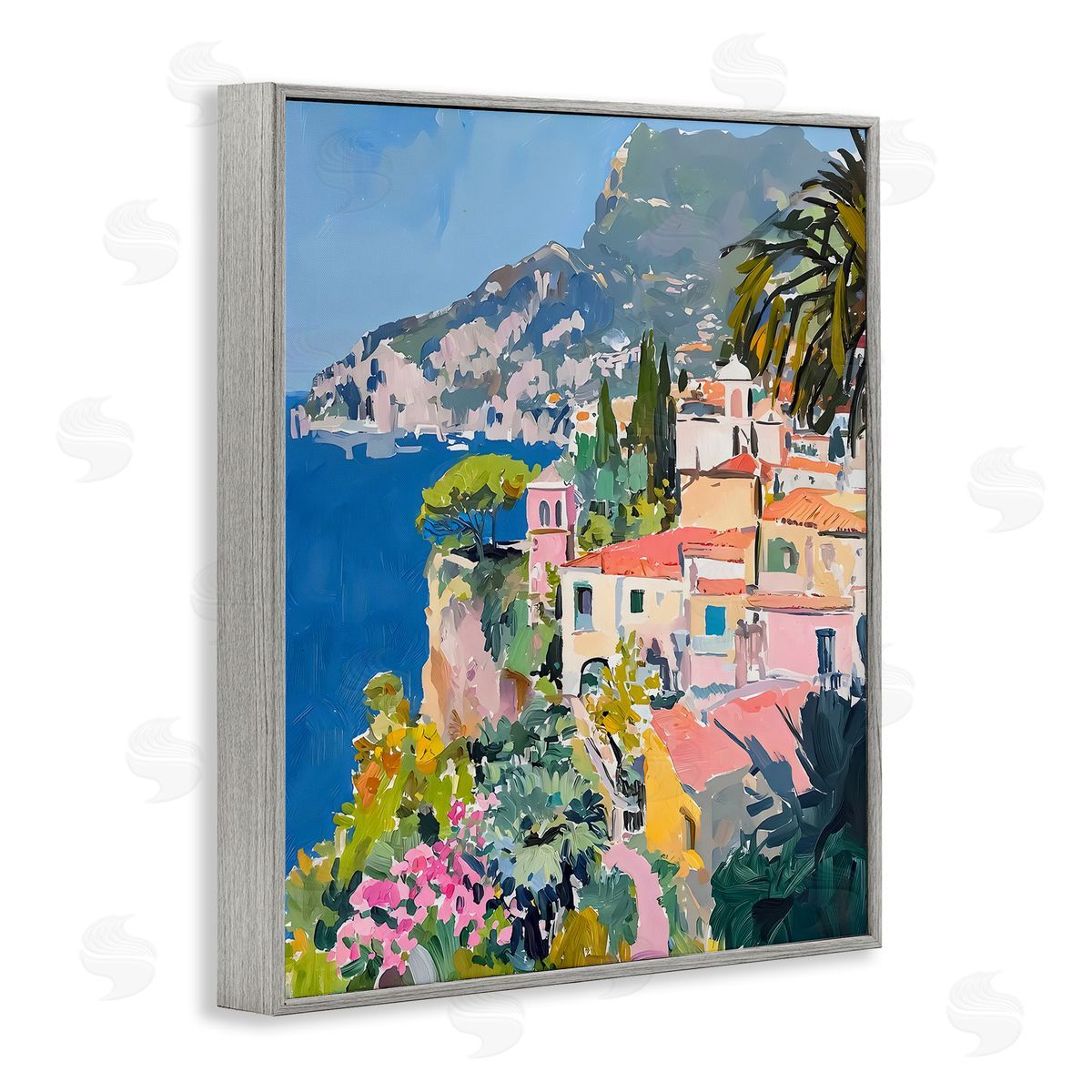 Riley B Scenic Italian Coast Canvas Wall Art Print
