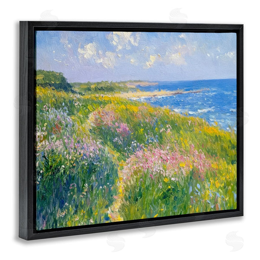 Petal Prints Design | Impressionist Smudged Coast