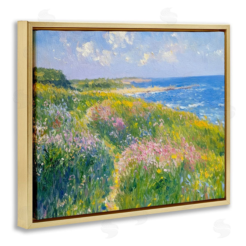 Petal Prints Design | Impressionist Smudged Coast