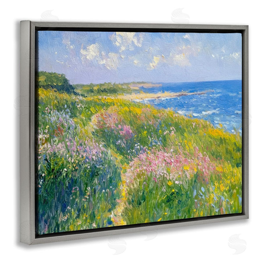 Petal Prints Design | Impressionist Smudged Coast