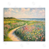 Petal Prints Design | Impressionist Coastal Meadow