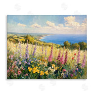 Petal Prints Design | Pastel Hyacinth Seaside Garden