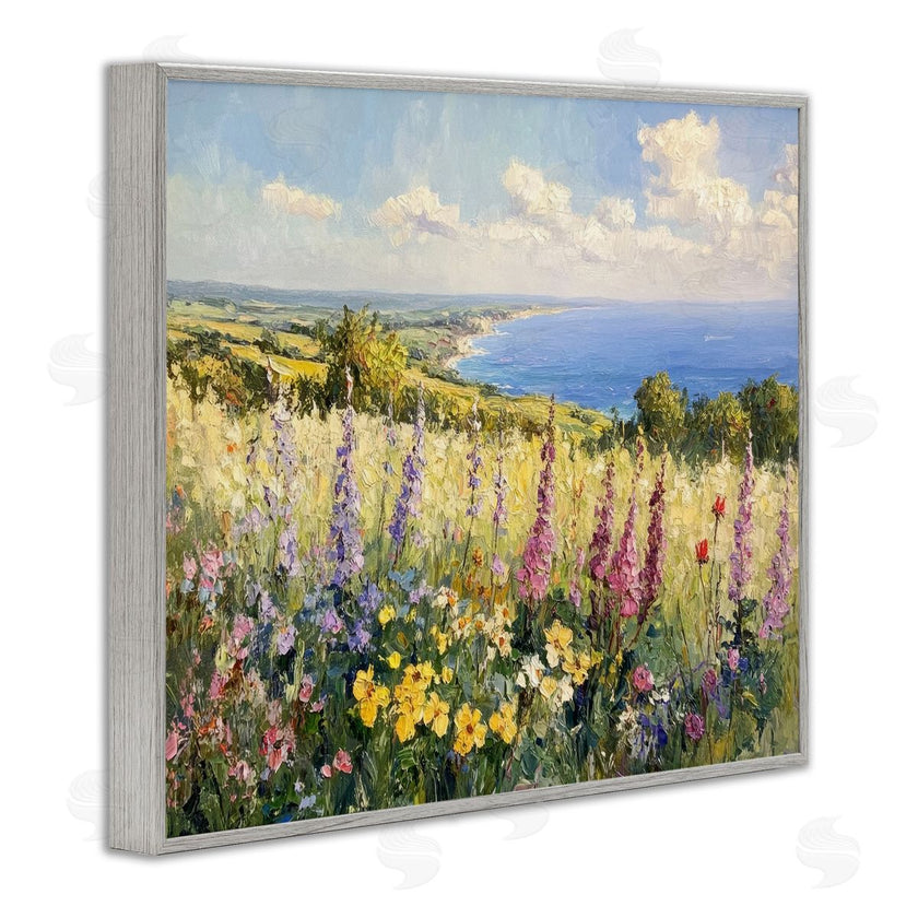 Petal Prints Design | Pastel Hyacinth Seaside Garden