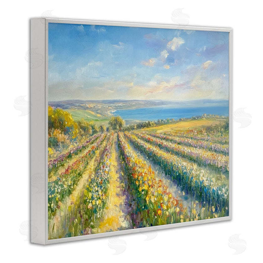 Petal Prints Design | Rows Of Flowers Landscape
