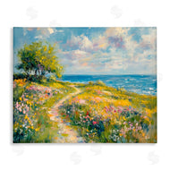 Petal Prints Design | Colorful Coastal Path