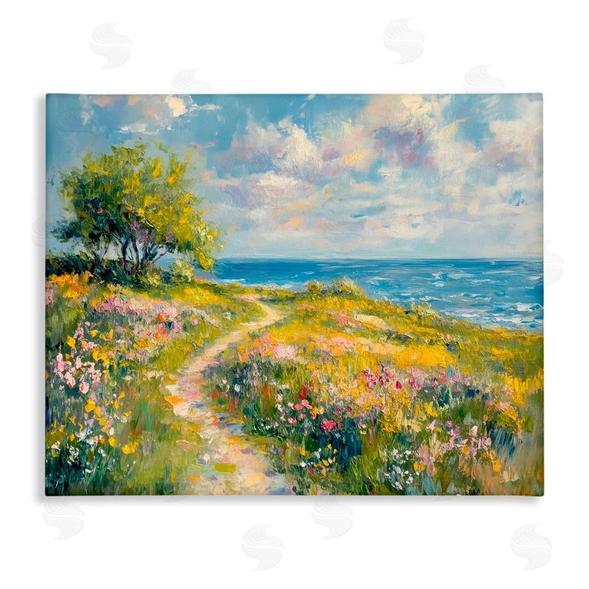 Petal Prints Design | Colorful Coastal Path