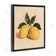 Petal Prints Design | Lemon Pair with Leaves
