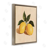 Petal Prints Design | Lemon Pair with Leaves