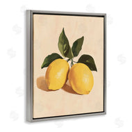 Petal Prints Design | Lemon Pair with Leaves