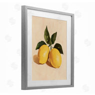 Petal Prints Design | Lemon Pair with Leaves